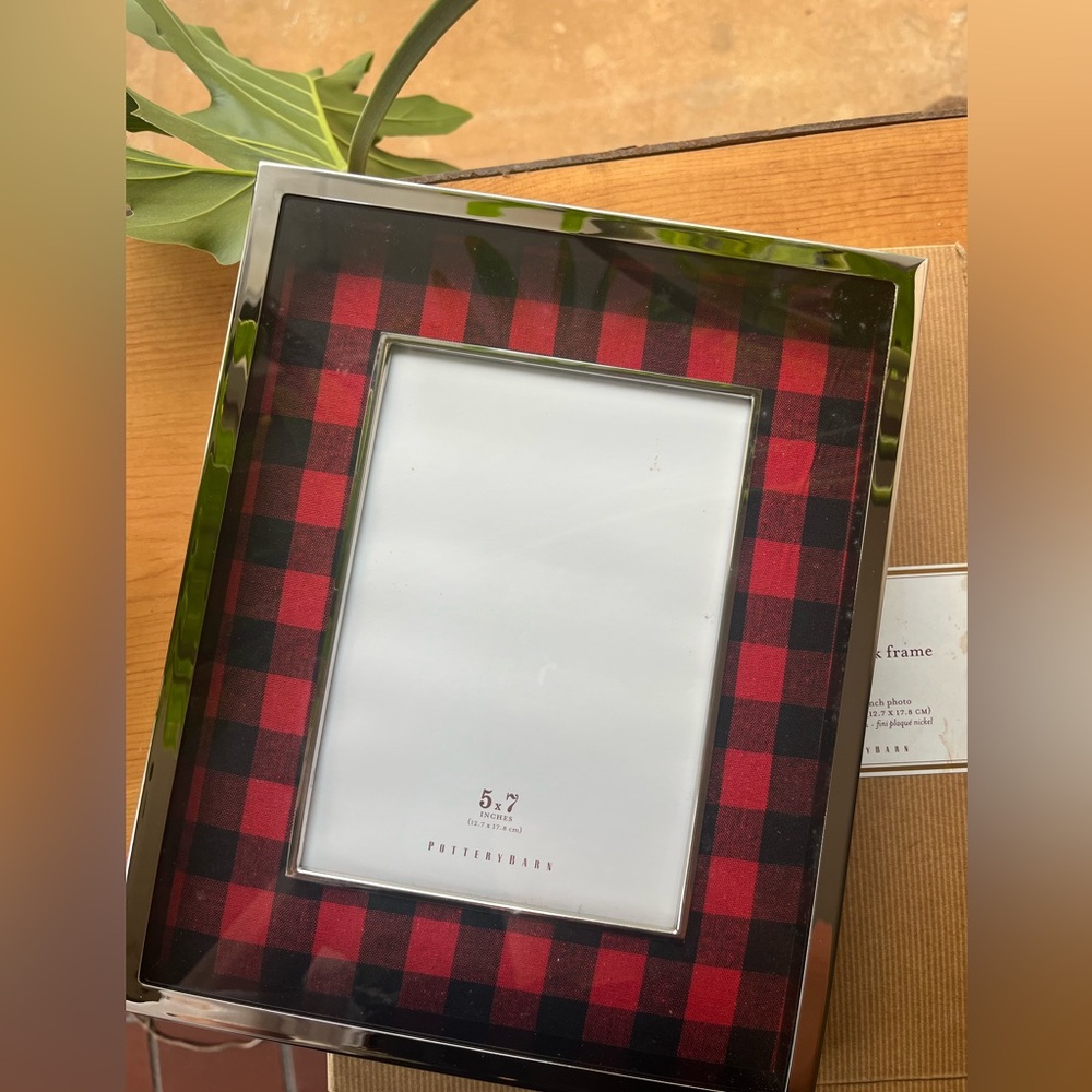 Pottery Barn Buffalo Check Picture Frame